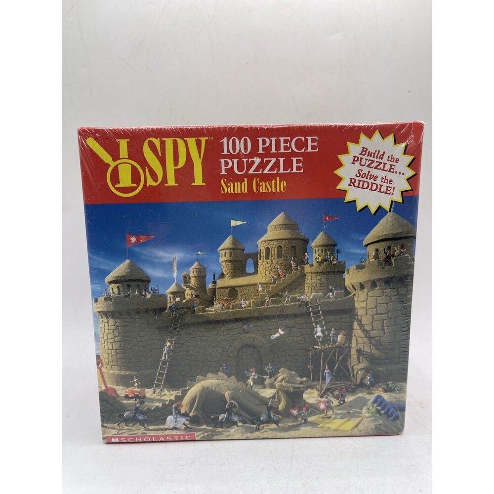 I Spy Sand Castle 100 Piece Jigsaw Puzzle 2004 NEW SEALED Scholastic Briarpatch